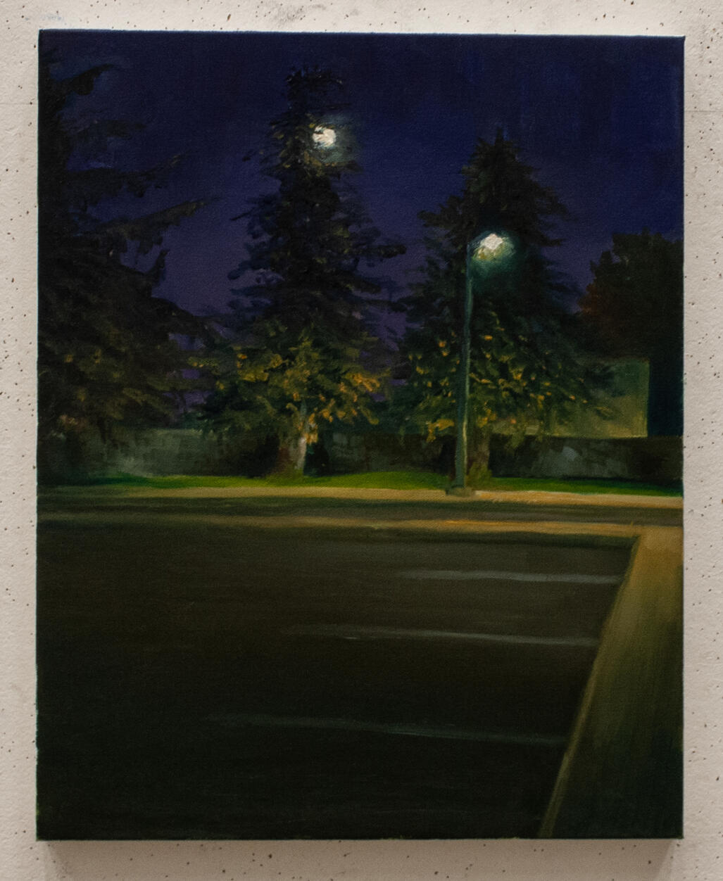 Moonlight Glow, 2025, Oil on Canvas, 16” x 20”