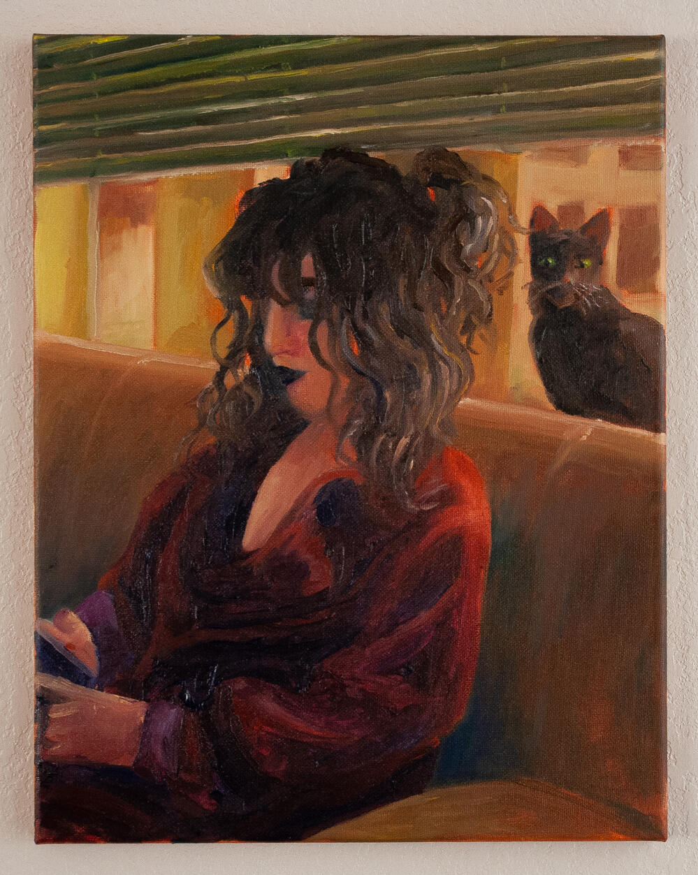 Mother and Son, 2026, Oil on Canvas, 11" x 14" (Private Collection)