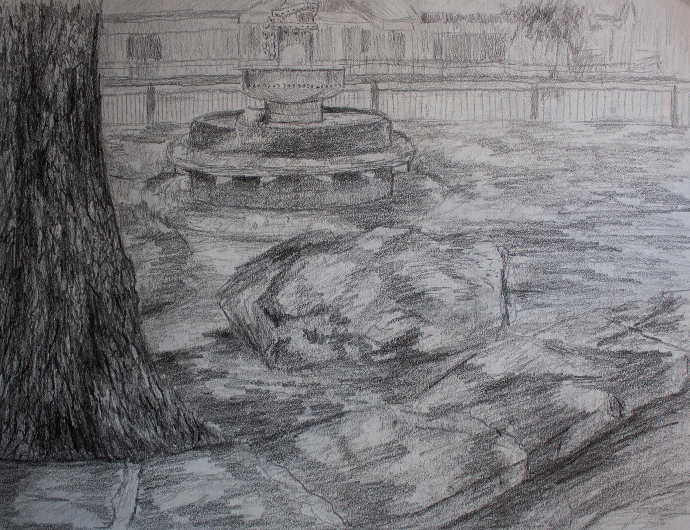 Parkfield Cafe, 2026, Graphite
