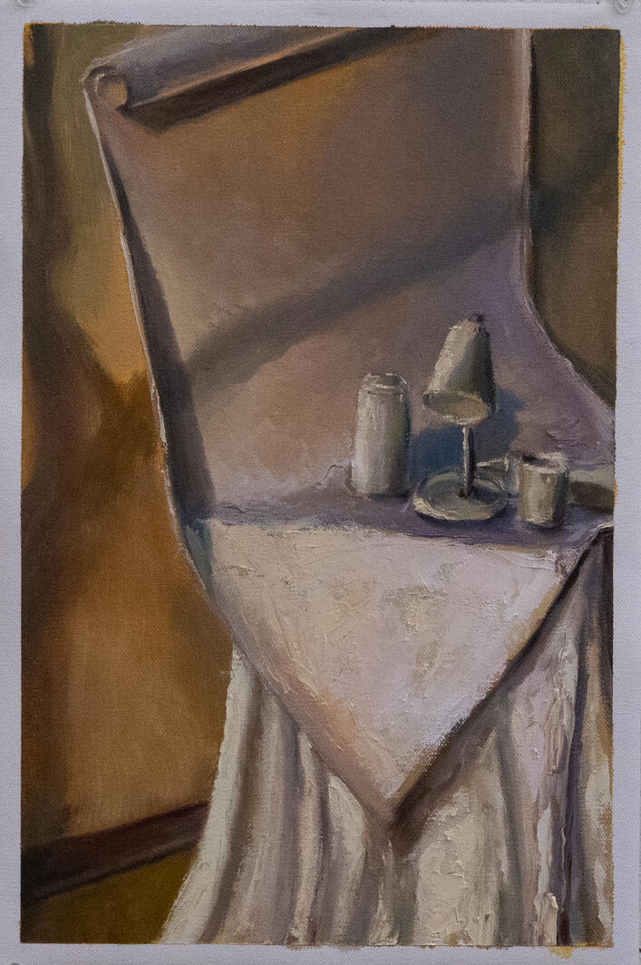 White on White, 2025, Oil on Canvas