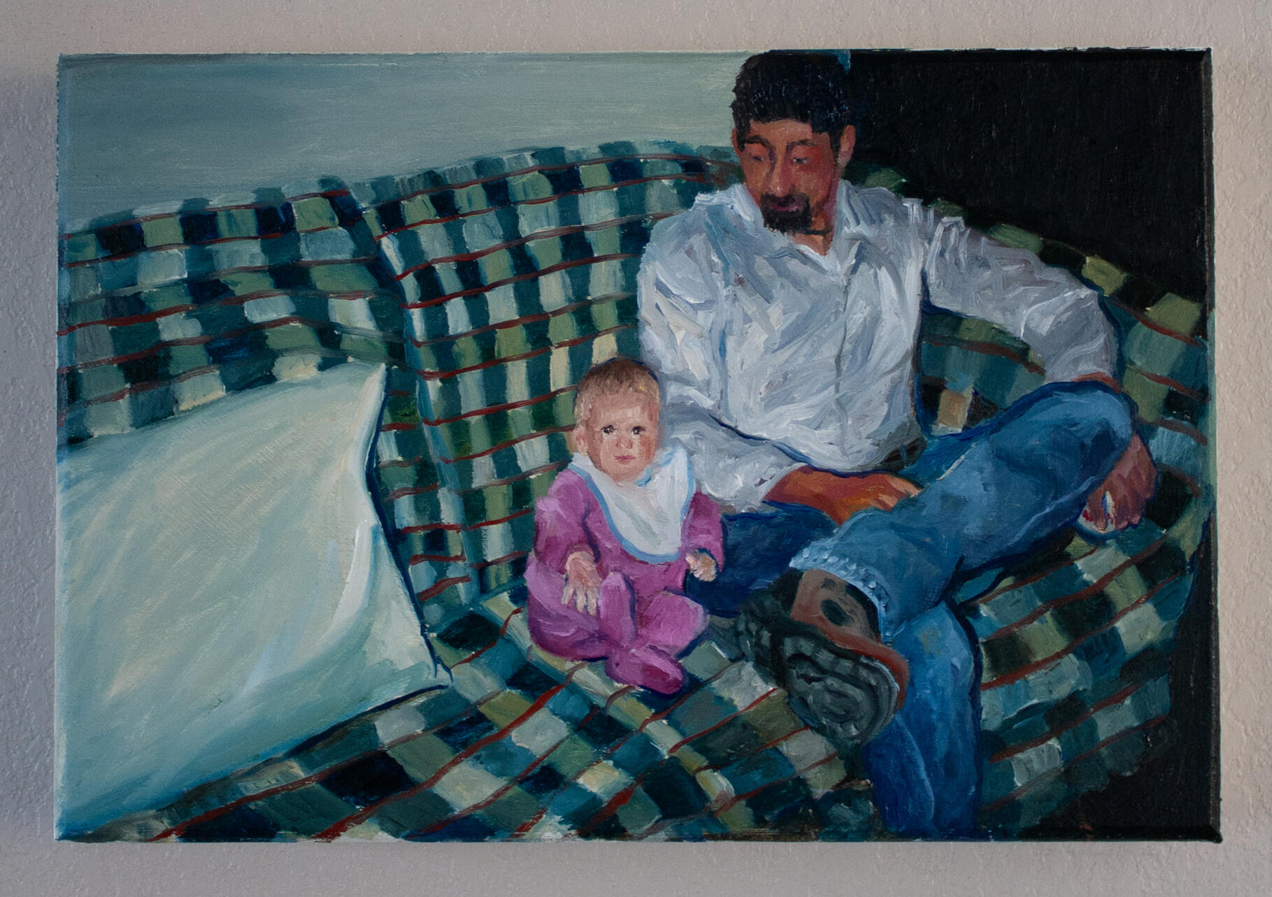 Brown Eyed Girl, 2026, Oil on Panel, 12" x 8"