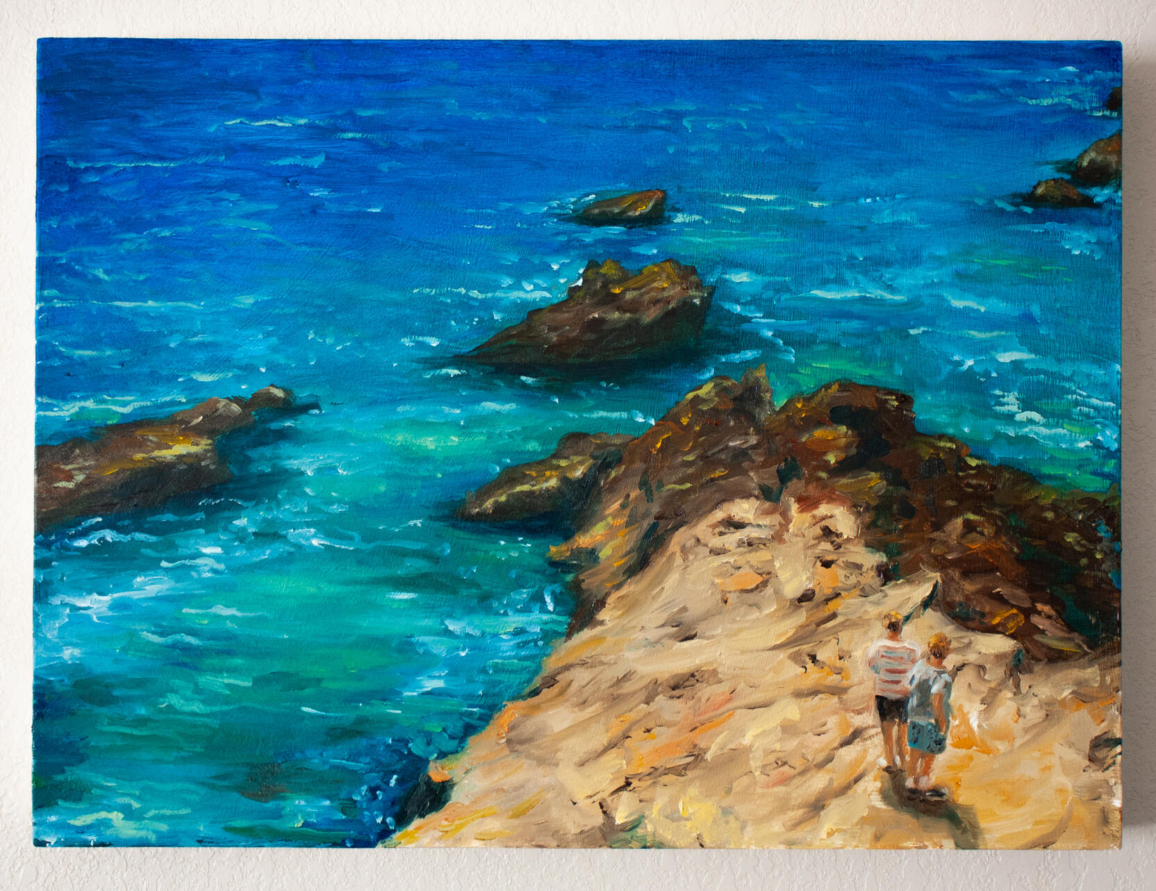 Those Above The Sea, 2026, Oil on Panel, 16" x 12"